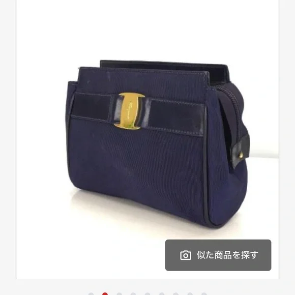 Salvatore Ferragamo Navy blue Cosmetic Case/Clutch - Picture 10 of 11